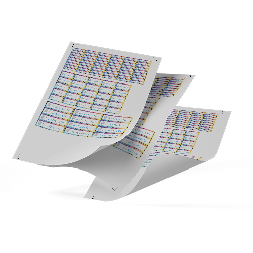 Cartela com 91 adesivo (54 P = 4,5x07cm, 25 M= 4,7x2cm, 12 G = 9,7x2,1cm), Adesivo Vinil, acabamento em PROLAM.
